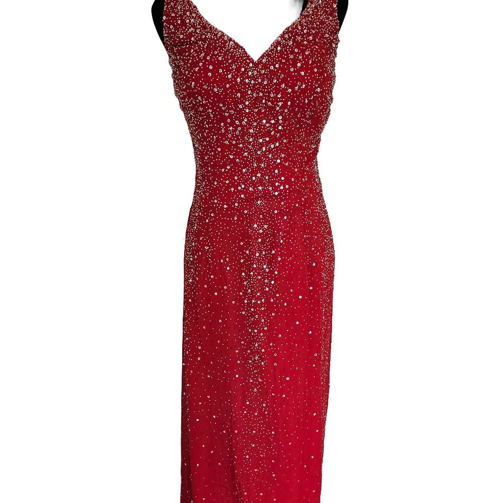 Precious Formal Red Evening Gown Size 10